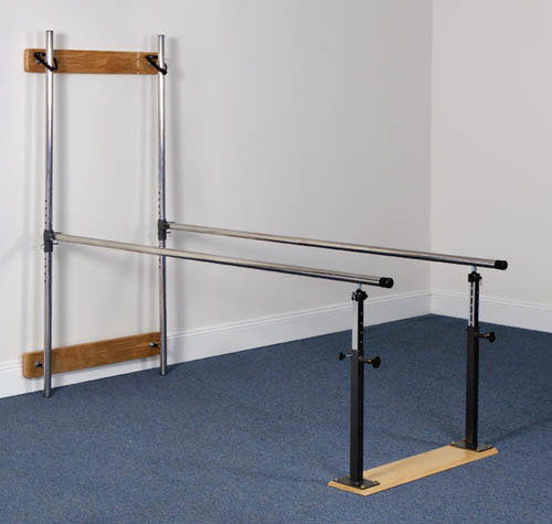 Wall Mounted Folding Parallel Bars w/7&