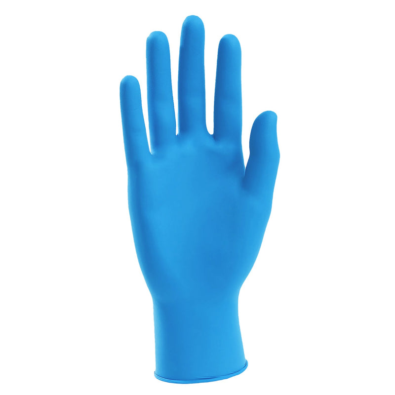 SureCare Premium Powder Free Blue Nitrile Disposable Exam Gloves
