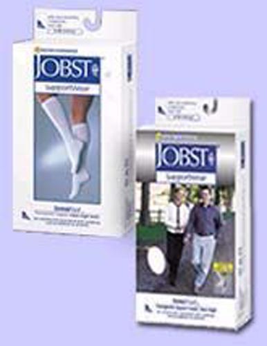 Jobst Sensifoot Over-The-Calf Sock White Large