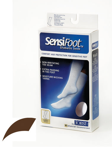 Jobst Sensifoot 8-15 Knee Length Large Brown