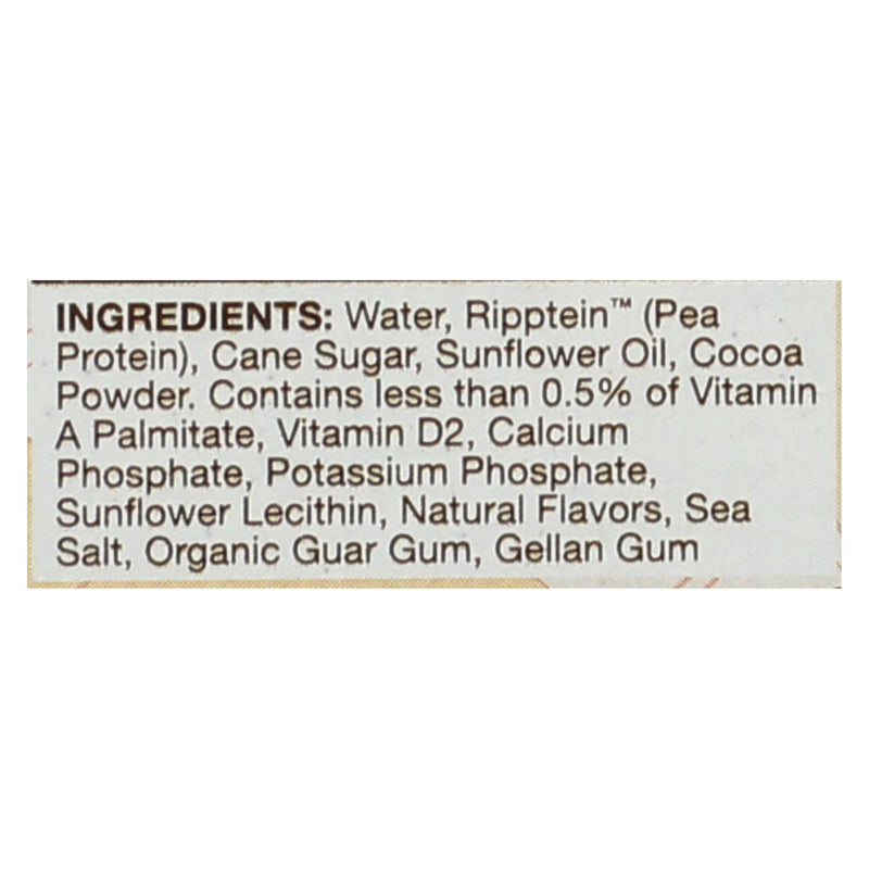 Ripple Foods Ripple Aseptic Chocolate Plant Based With Pea Protein  - Case Of 4 - 4/8 Fz