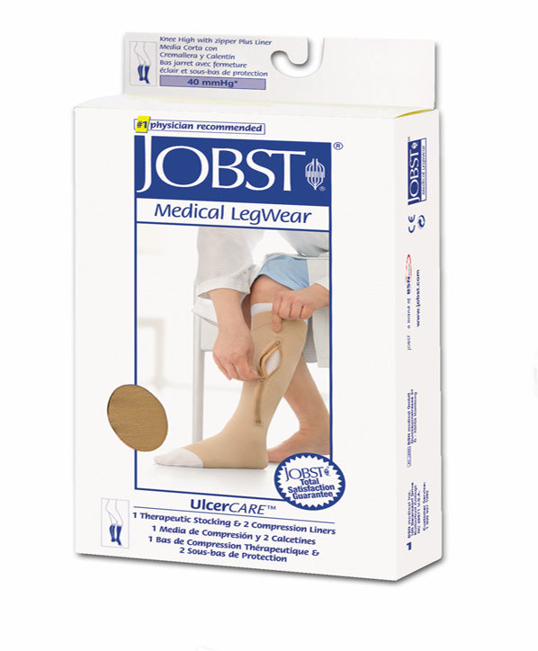 Jobst Ulcercare Large  Left w/2 Liners