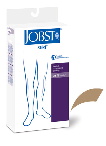 Jobst Relief 30-40 Thigh-Hi OT Beige Medium