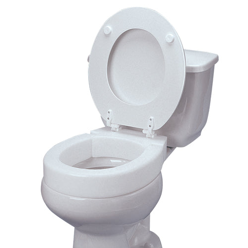 Raised Toilet Seat Elongated Hinged