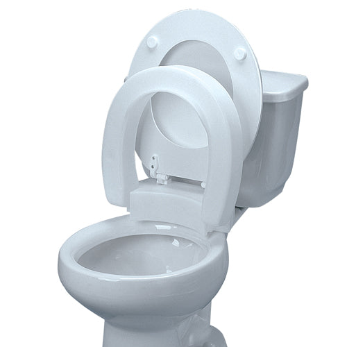 Raised Toilet Seat Elongated Hinged