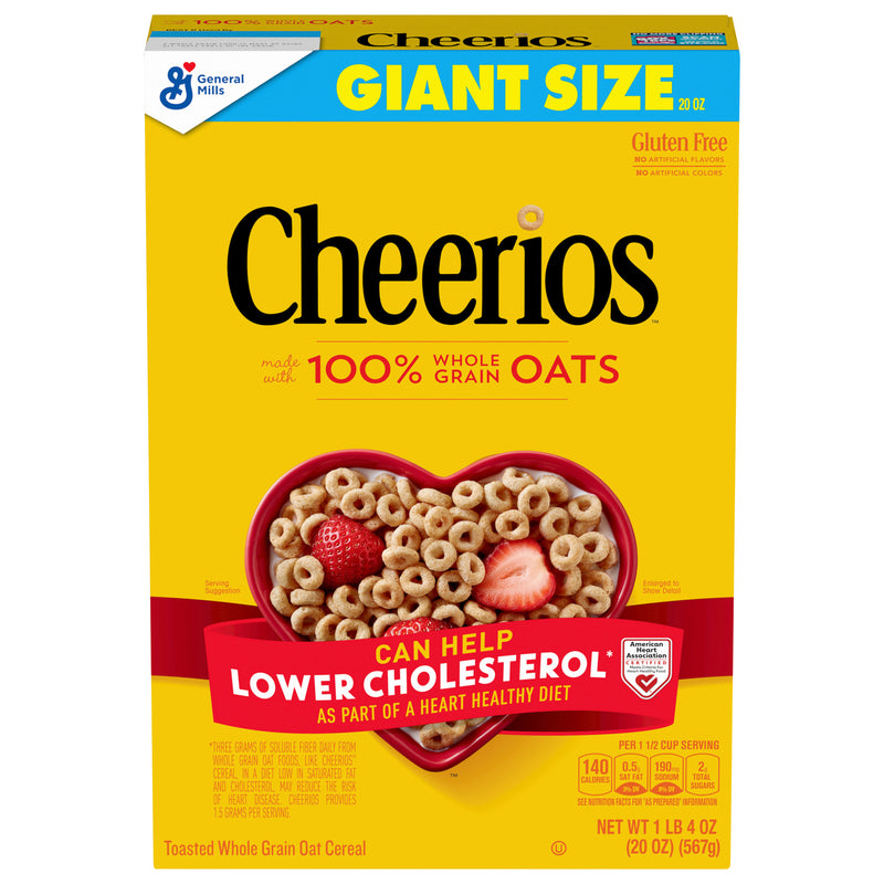 General Mills - Cereal Cheerios Giant Size - Case Of 10-20 Oz