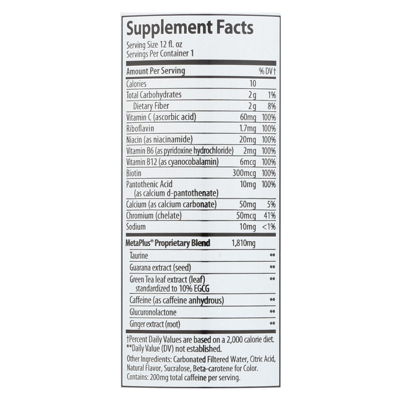 Celsius Sparkling Orange Dietary Supplement  - Case Of 12 - 12 Fz