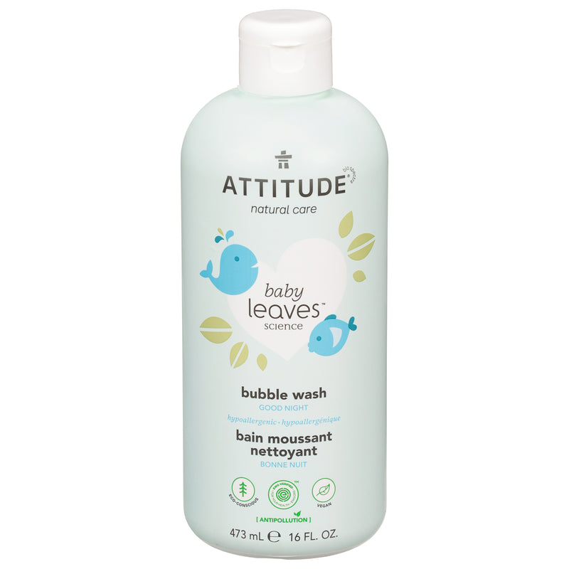 Attitude - Baby Bubble Wash Night - 1 Each 1-16 Oz