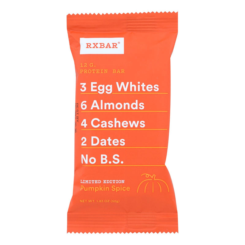 Rxbar - Protein Bar - Pumpkin Spice - Case Of 12 - 1.83 Oz.