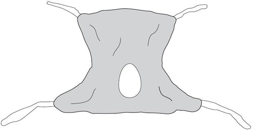 Patient Sling  Full Body Mesh  Large 58  x 45