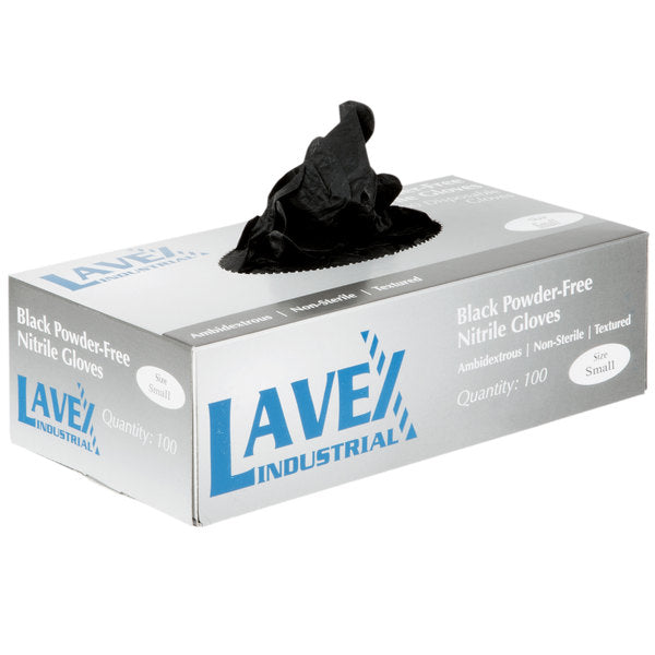 Lavex Industrial Nitrile 5 Mil Thick Powder-Free Textured Gloves