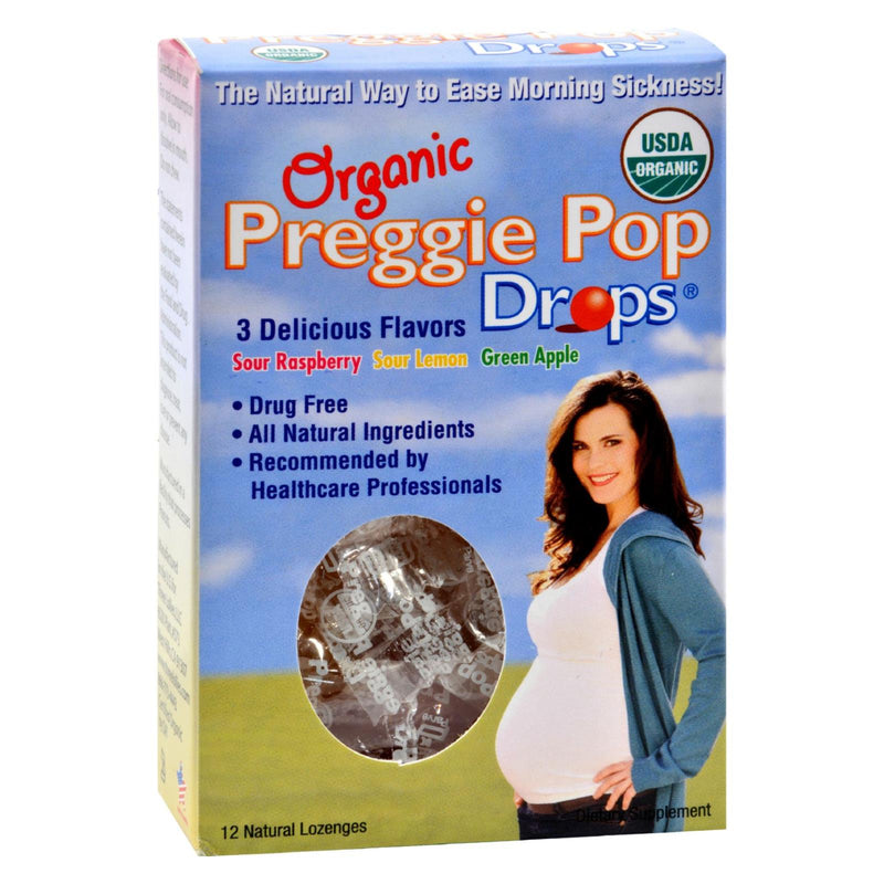 Three Lollies Organic Preggie Pop Drops - 12 Drops