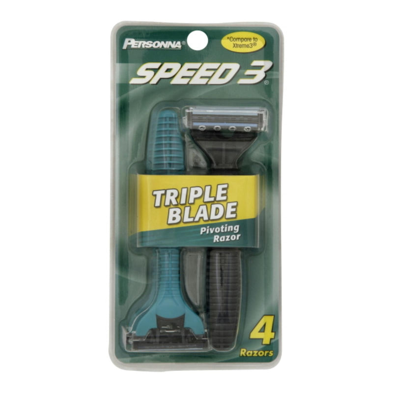 Personna Razor Blades - Triple Blade - 4 Pack