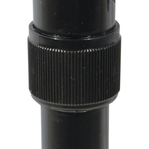 Deluxe Adjustable Cane Offset W/Wrist Strap-Black
