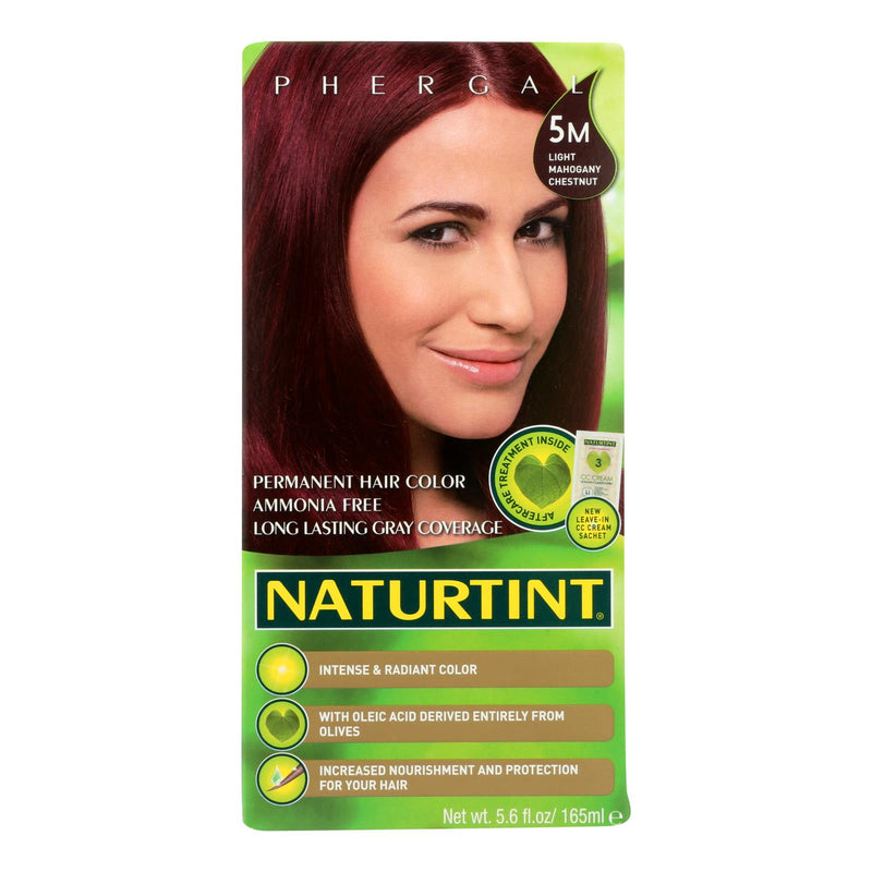 Naturtint Hair Color - Permanent - 5m - Light Mahogany Chestnut - 5.28 Oz