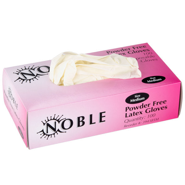 Noble Powder-Free Disposable Latex Gloves