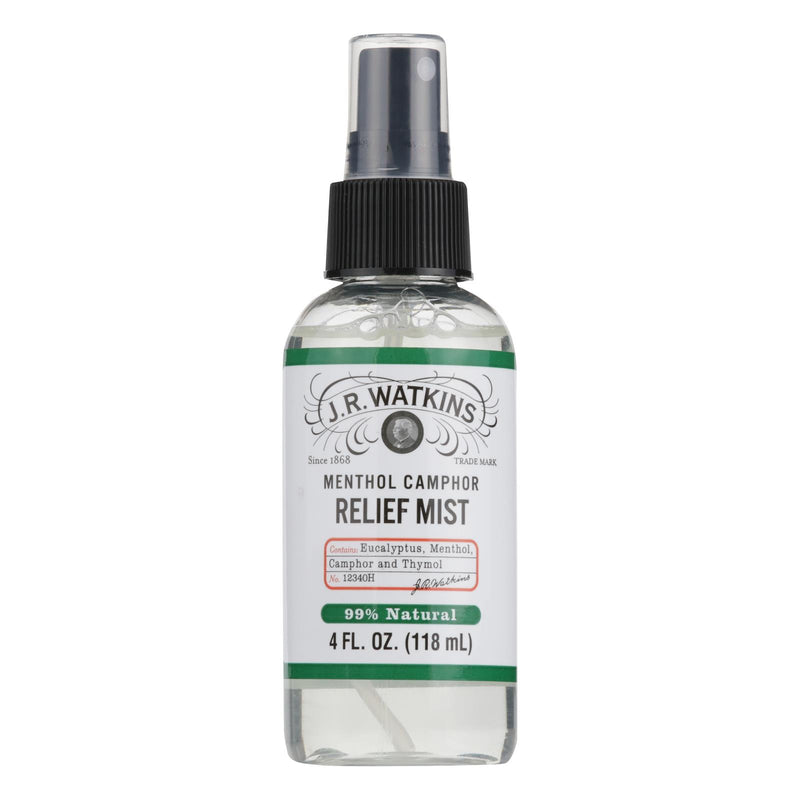 J.r. Watkins Menthol Camphor Relief Mist - 4 Oz