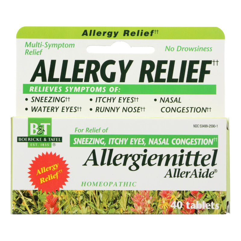 Boericke And Tafel - Allergiemittel Alleraide - 40 Tablets