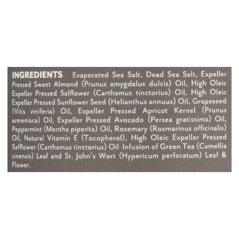 Soothing Touch Salt Scrub - Peppermint-rosemary - 20 Oz