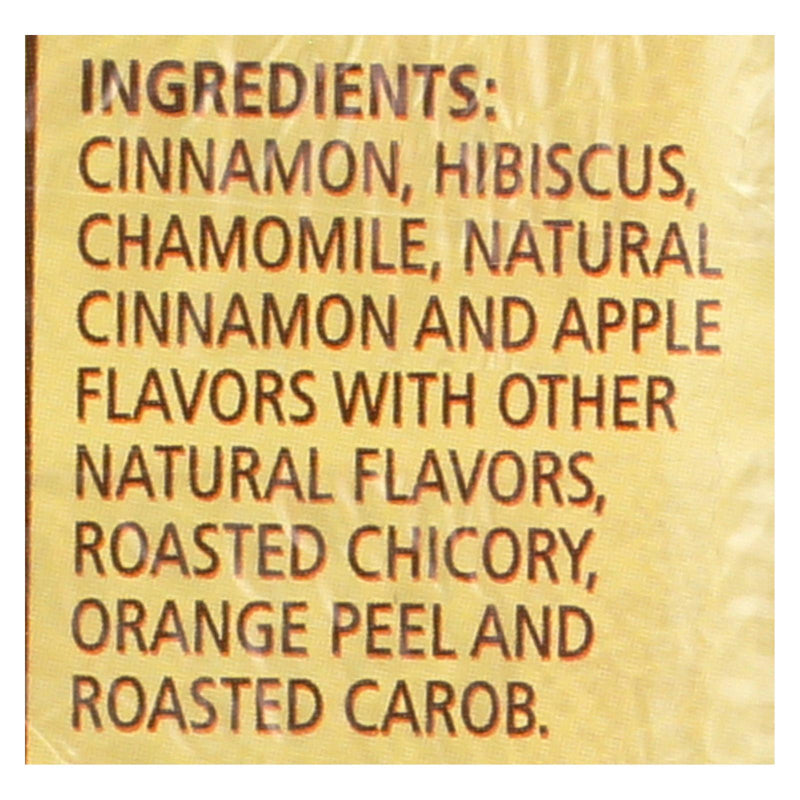 Celestial Seasonings Herbal Tea Caffeine Free Cinnamon Apple Spice - 20 Tea Bags - Case Of 6