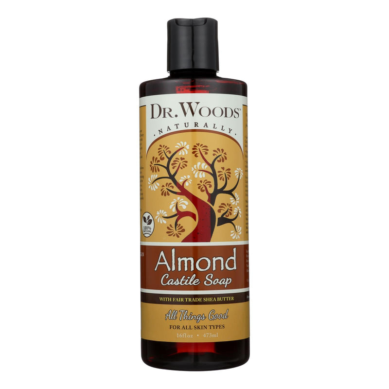 Dr. Woods Shea Vision Pure Almond Castile Soap With Organic Shea Butter - 16 Oz