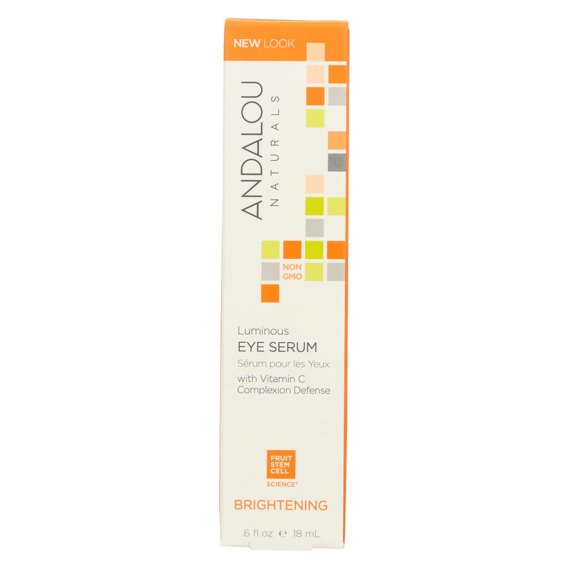 Andalou Naturals Luminous Eye Serum Brightening - 0.6 Fl Oz