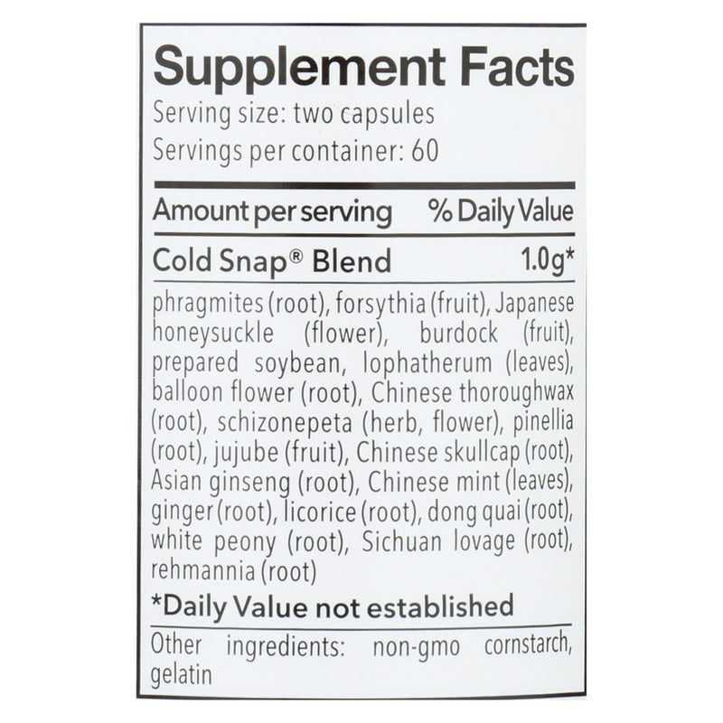 Ohco Cold Snap Caps - 120 Capsules