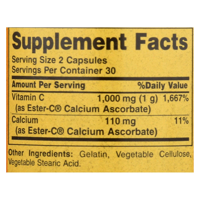 American Health - Ester-c - 500 Mg - 60 Capsules