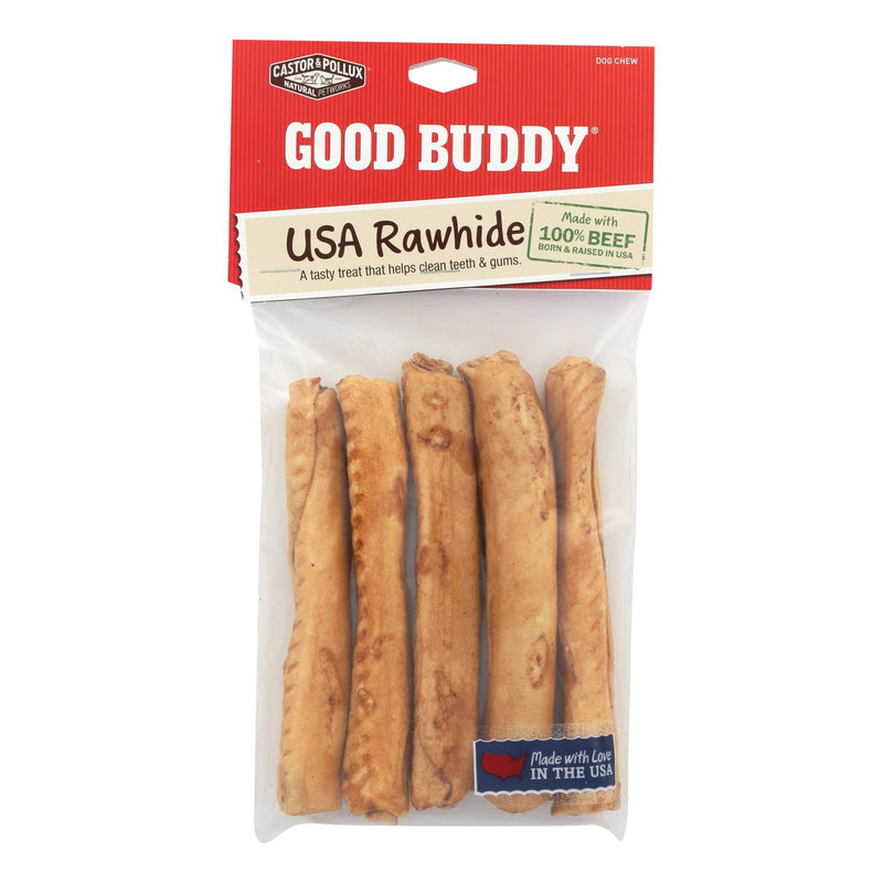 Castor And Pollux Good Buddy Sticks Rawhide Dog Chews - Case Of 12