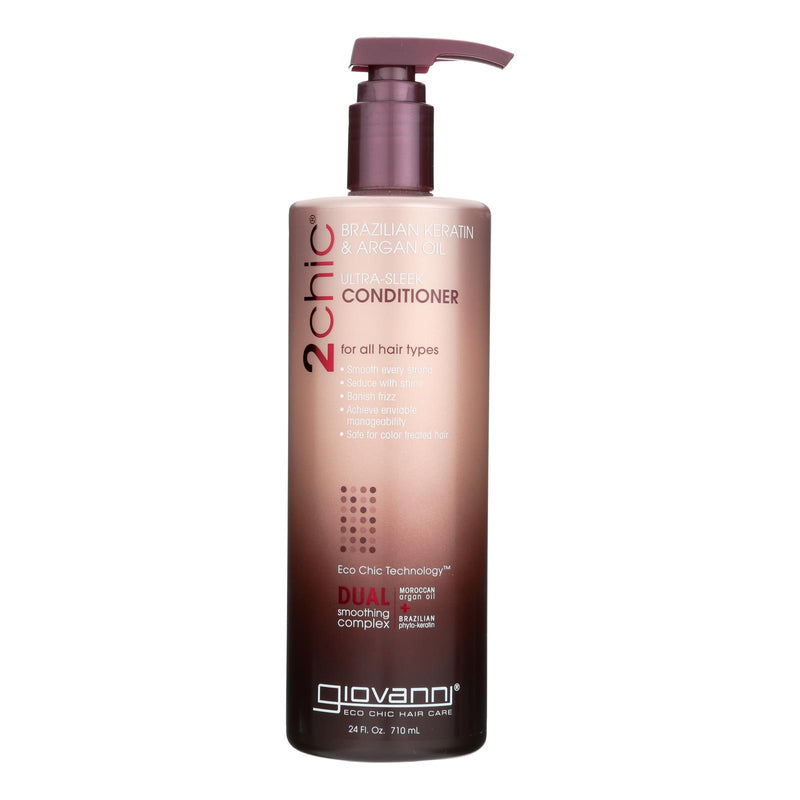 Giovanni Hair Care Products Conditioner - 2chic Keratin And Argan - 24 Fl Oz