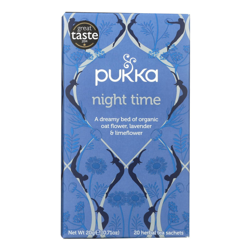 Pukka Herbal Teas Tea - Organic - Night Time - 20 Bags - Case Of 6