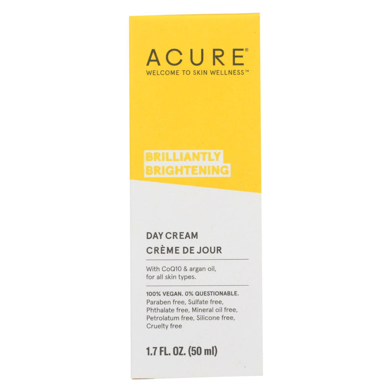 Acure - Day Cream - Gotu Kola Extract And Chlorella - 1.75 Fl Oz.