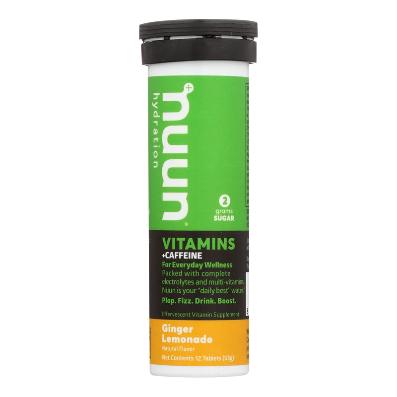 Nuun Hydration Drnk Tab - Ginger  Lemonade - Case Of 8 - 12 Tab