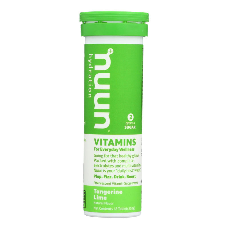 Nuun Vitamins Drink Tab - Tangerine - Lime - Case Of 8 - 12 Tab