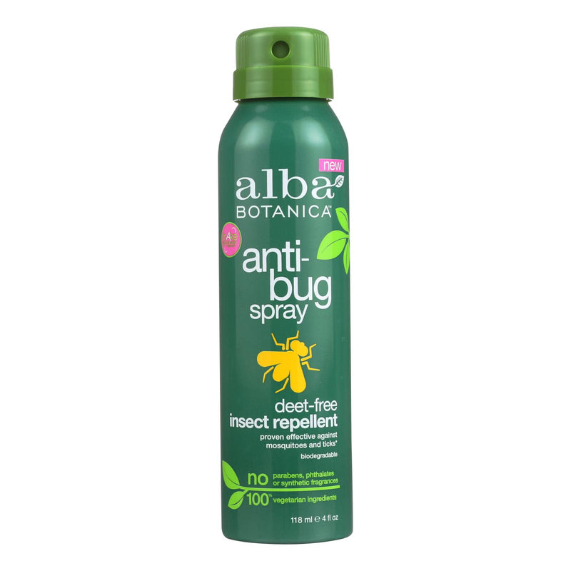 Alba Botanica - Anti-bug Spray - Deet Free - 4 Fl Oz