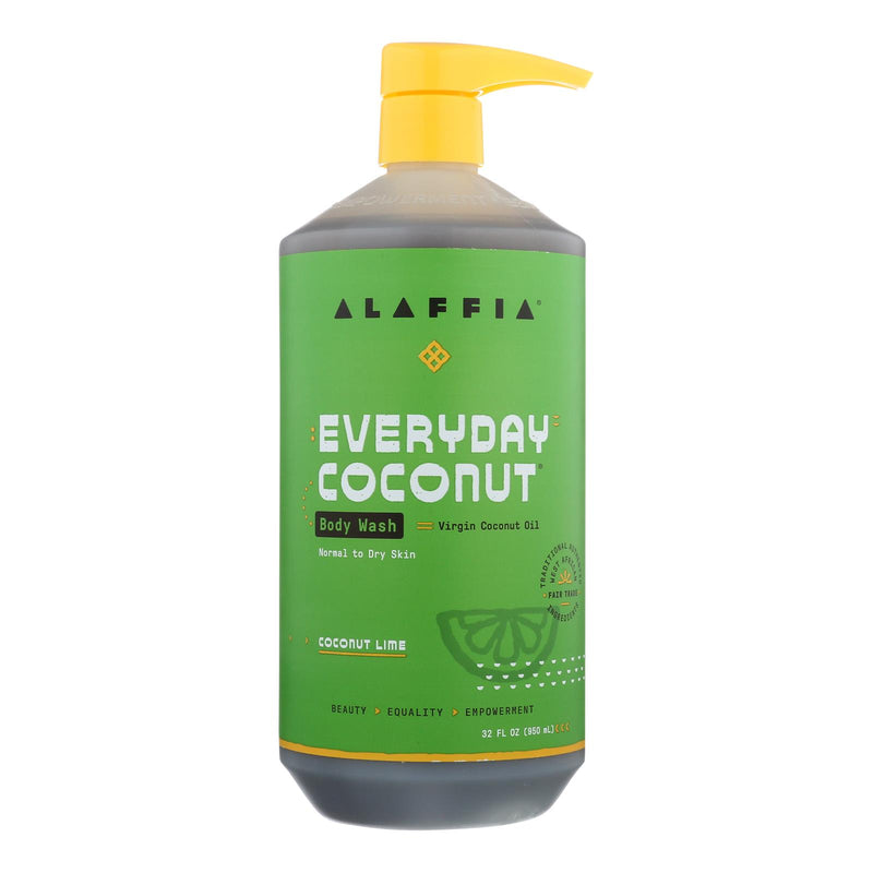 Alaffia - Everyday Body Wash - Coconut Lime - 32 Fl Oz.