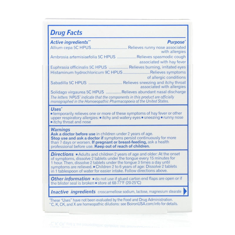 Boiron - Rhinallergy Allergy Relief - 60 Tablets
