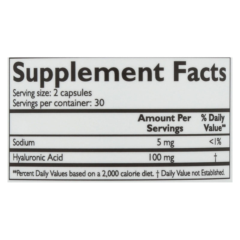 Neocell Hyaluronic Acid - 60 Capsules