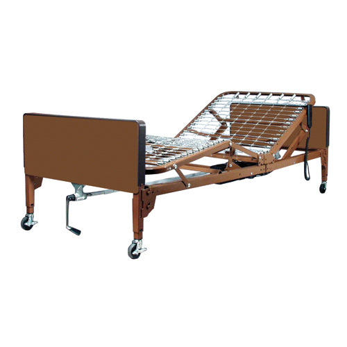 Semi Electric Bed Pkg w/Full Rails & Fibercore Mattress