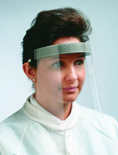 Disposable Face Shield w/Adj Elastic Band (Each)