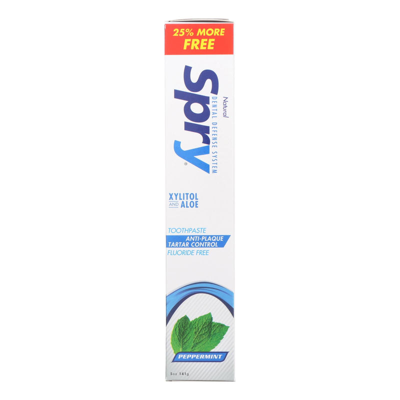 Spry Xylitol Toothpaste - Peppermint - 4 Oz.