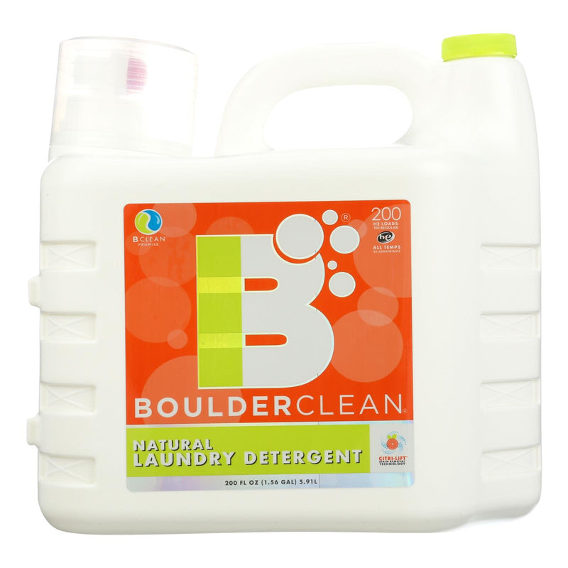 Boulder Clean - Liquid Laundry Detergent - Valencia Orange - Case Of 2 - 200 Fl Oz.