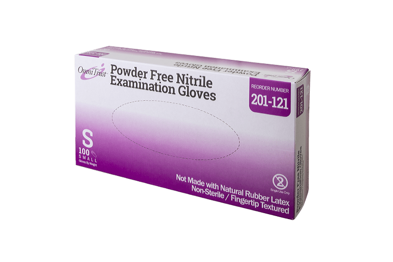  Blue Omni 201 Nitrile Exam Grade Gloves