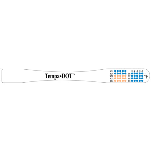 Tempa-Dot Disposable Thermometer- Sterile Bx/100