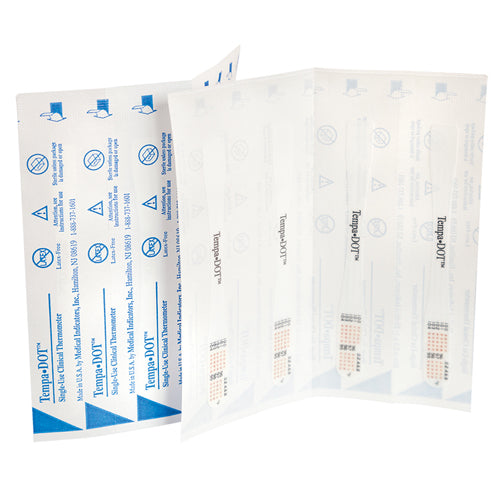 Tempa-Dot Disposable Thermometer- Sterile Bx/100