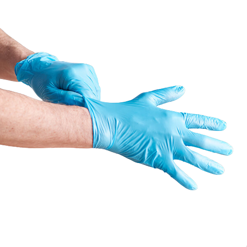 Noble NexGen 3 Mil Thick Blue Hybrid Powder-Free Gloves