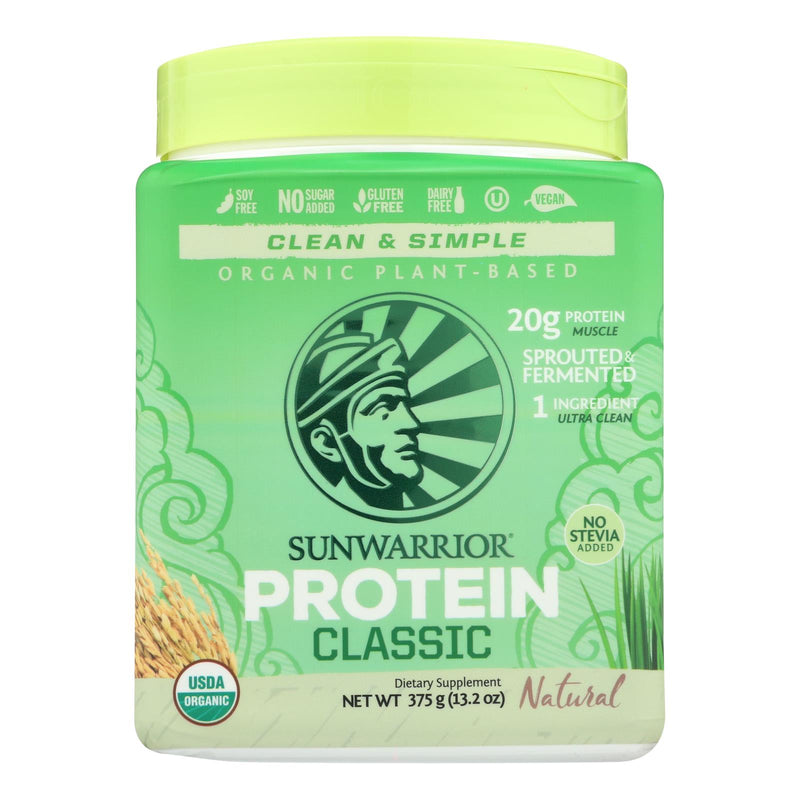 Sunwarrior - Protein Organic Classic Natural - 375 Grm