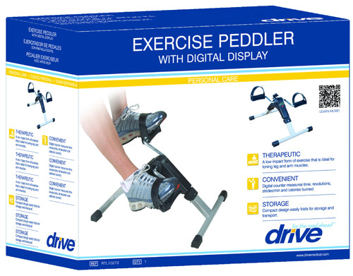 Exercise Peddler w/ Digital Electronic Display