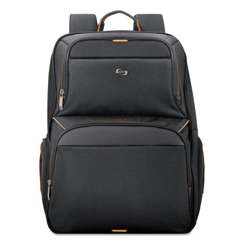SOLO Urban Backpack, 17.3", 12 1/2" x 8 1/2" x 18 1/2", Black (UBN7014)
