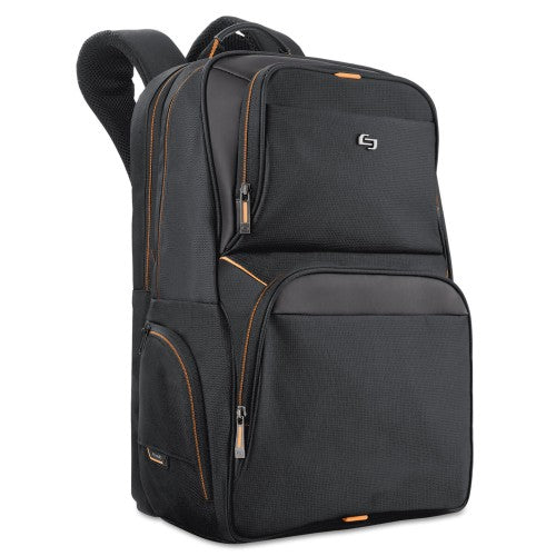 SOLO Urban Backpack, 17.3", 12 1/2" x 8 1/2" x 18 1/2", Black (UBN7014)